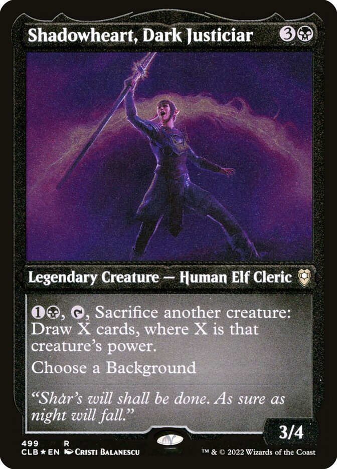 Sombralma, Justiciar Sombria / Shadowheart, Dark Justiciar - Magic: The Gathering - MoxLand