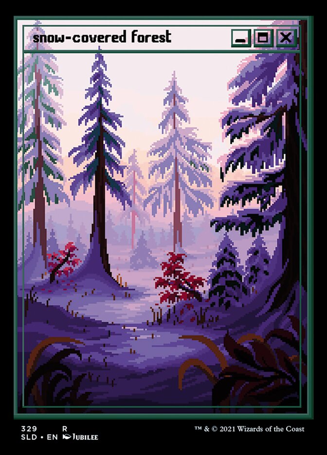 Floresta Nevada / Snow-Covered Forest - Magic: The Gathering - MoxLand