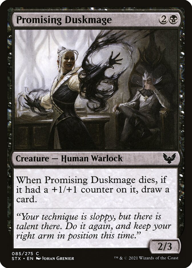 Ocasomante Promissora / Promising Duskmage - Magic: The Gathering - MoxLand