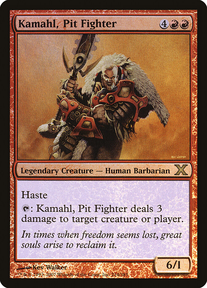 Kamahl, Lutador da Liça / Kamahl, Pit Fighter - Magic: The Gathering - MoxLand