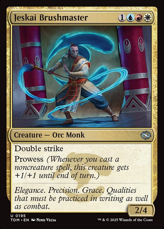 Mestre do Pincel Jeskai / Jeskai Brushmaster - Magic: The Gathering - MoxLand