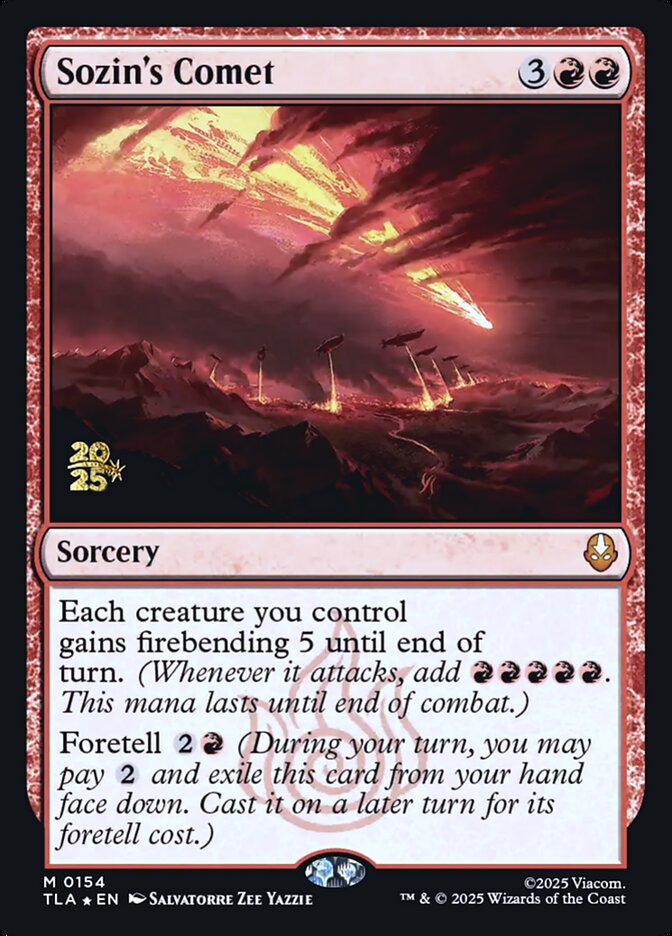 Sozin's Comet - Magic: The Gathering - MoxLand