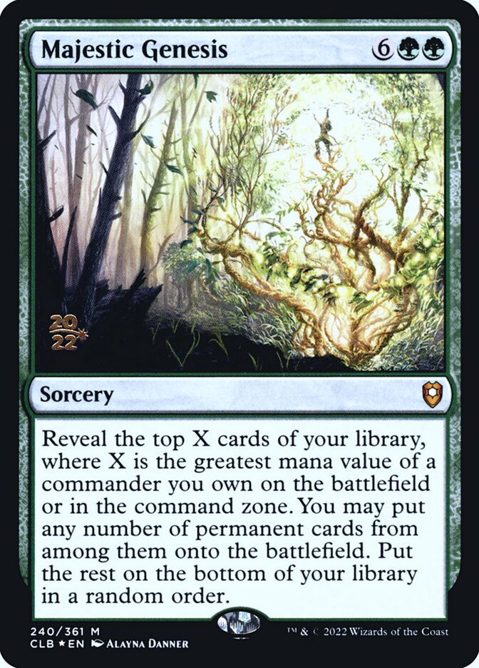 Gênese Majestosa / Majestic Genesis - Magic: The Gathering - MoxLand
