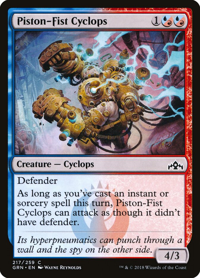 Ciclope Punho de Pistão / Piston-Fist Cyclops - Magic: The Gathering - MoxLand