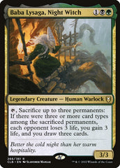 Baba Lysaga, Bruxa da Noite / Baba Lysaga, Night Witch - Magic: The Gathering - MoxLand