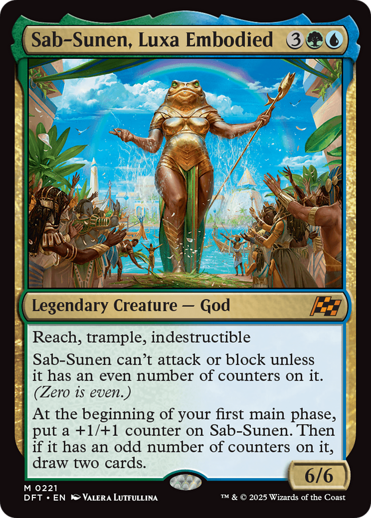Sab-Sunen, Encarnação de Luxa / Sab-Sunen, Luxa Embodied - Magic: The Gathering - MoxLand