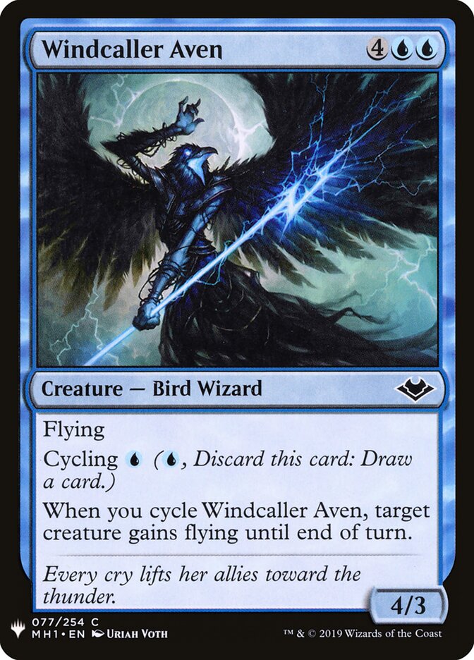 Aviana Invocadora de Vento / Windcaller Aven - Magic: The Gathering - MoxLand