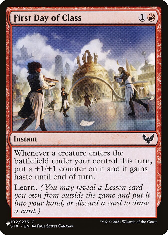 Primeiro Dia de Aula / First Day of Class - Magic: The Gathering - MoxLand