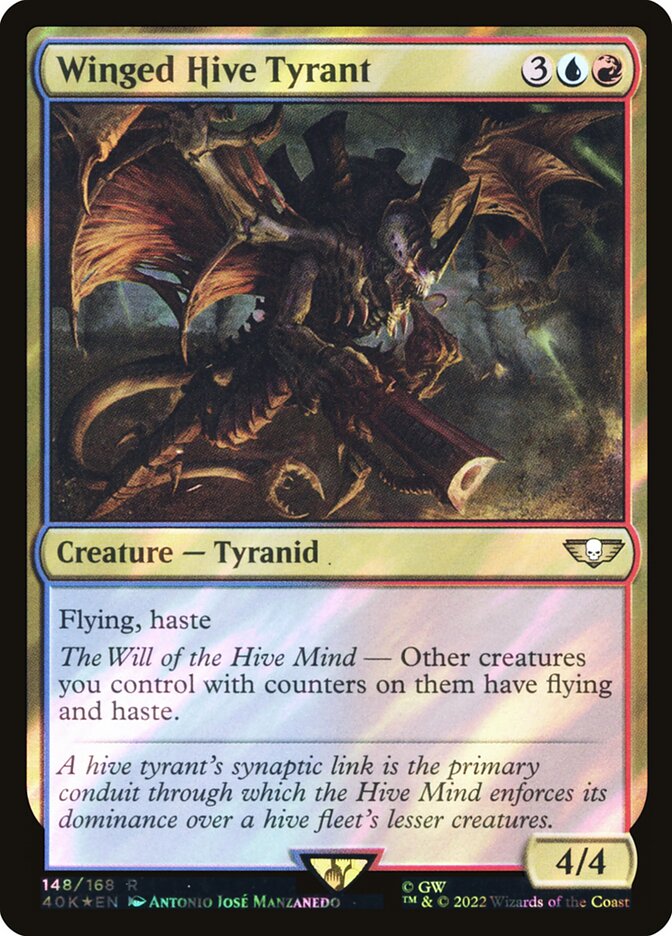 Tirano da Colmeia Alado / Winged Hive Tyrant - Magic: The Gathering - MoxLand