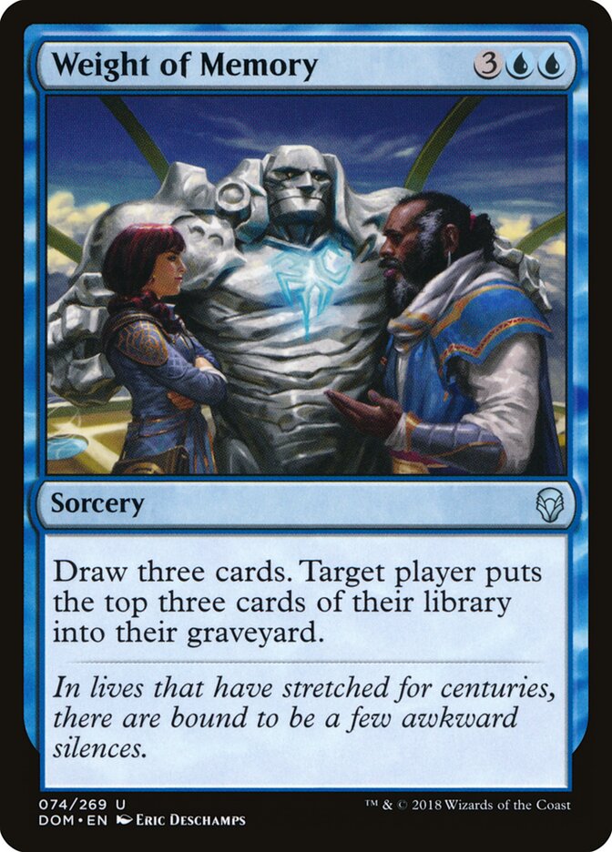 Peso da Memória / Weight of Memory - Magic: The Gathering - MoxLand