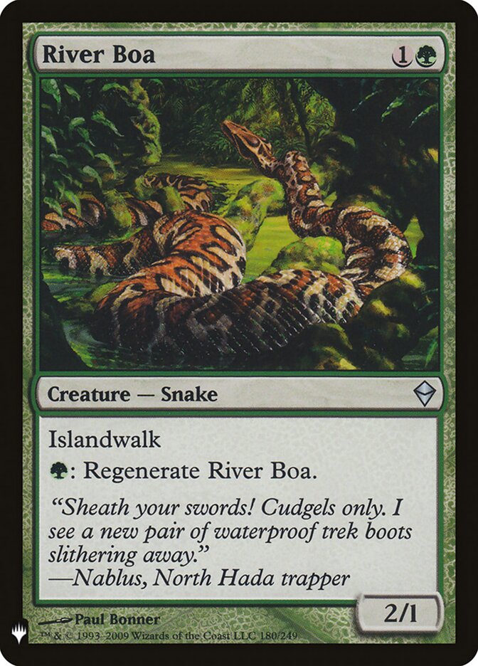 Jiboia / River Boa - Magic: The Gathering - MoxLand