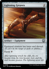 Grevas Faiscantes / Lightning Greaves - Magic: The Gathering - MoxLand