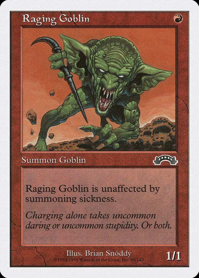 Goblin Enfurecido / Raging Goblin - Magic: The Gathering - MoxLand