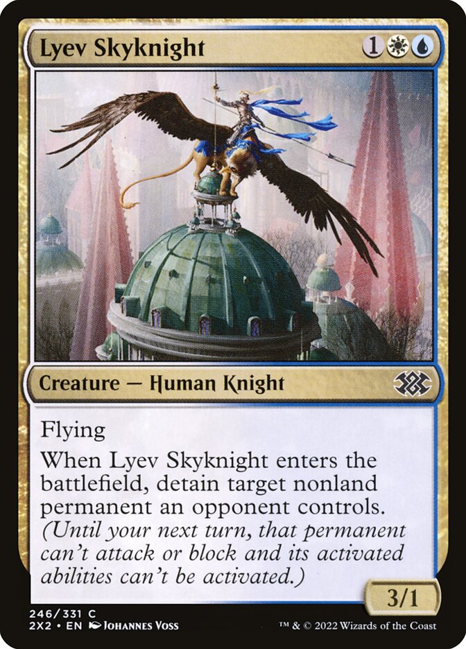 Cavaleiro Celeste Lyev / Lyev Skyknight - Magic: The Gathering - MoxLand