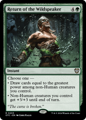 Retorno do Falabravo / Return of the Wildspeaker - Magic: The Gathering - MoxLand
