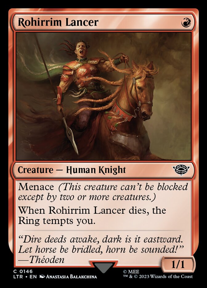 Lanceiro Rohirrim / Rohirrim Lancer - Magic: The Gathering - MoxLand