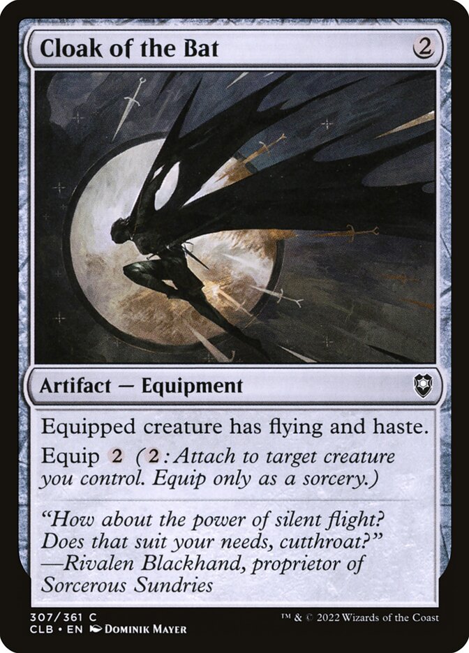 Manto do Morcego / Cloak of the Bat - Magic: The Gathering - MoxLand