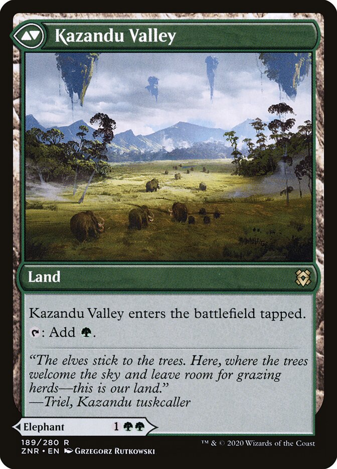 Mamute de Kazandu / Kazandu Mammoth - Magic: The Gathering - MoxLand