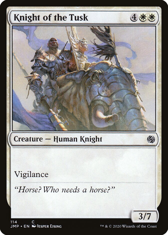 Cavaleiro da Presa / Knight of the Tusk - Magic: The Gathering - MoxLand