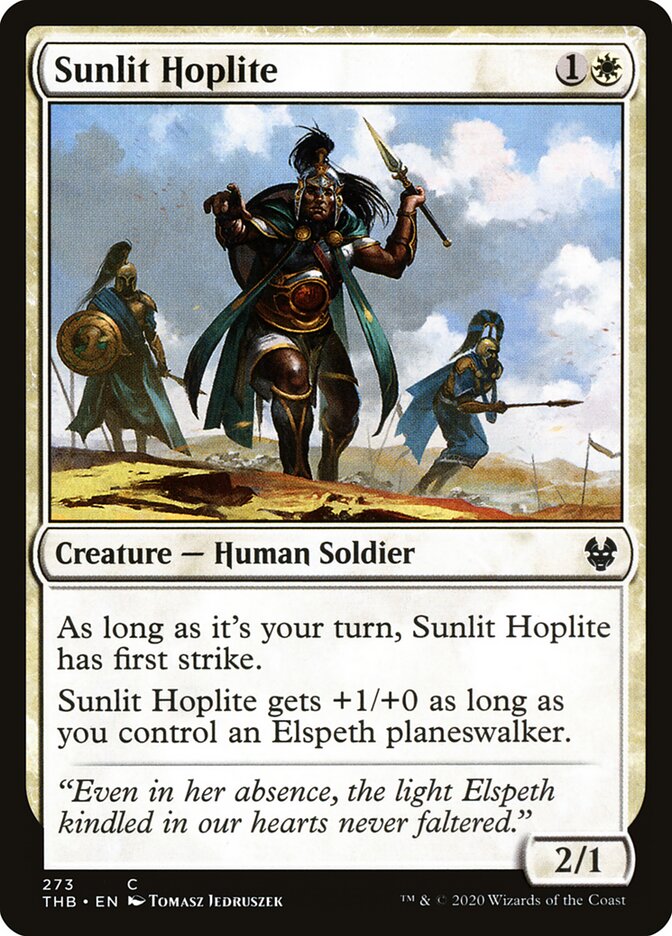 Hoplita Iluminado pelo Sol / Sunlit Hoplite - Magic: The Gathering - MoxLand