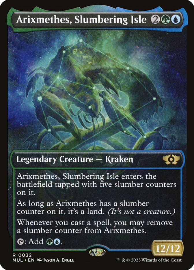 Arixmetes, Ilha Hibernante / Arixmethes, Slumbering Isle - Magic: The Gathering - MoxLand