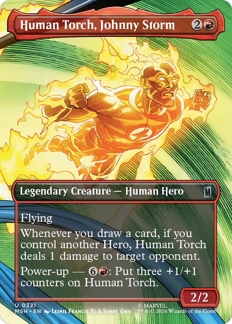 Human Torch, Johnny Storm - Magic: The Gathering - MoxLand