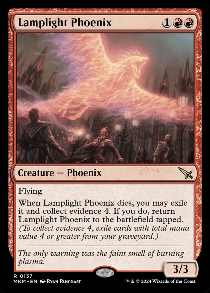 Fênix de Lampião / Lamplight Phoenix - Magic: The Gathering - MoxLand