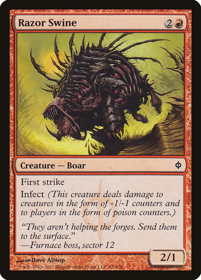 Suíno Laminado / Razor Swine - Magic: The Gathering - MoxLand