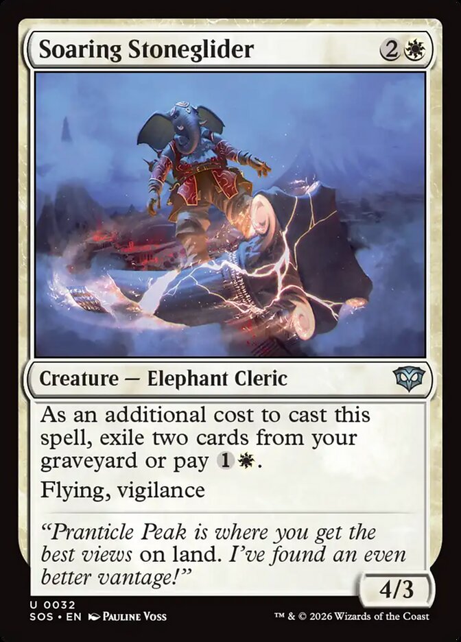 Soaring Stoneglider - Magic: The Gathering - MoxLand