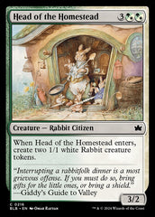 Chefe da Casa / Head of the Homestead - Magic: The Gathering - MoxLand