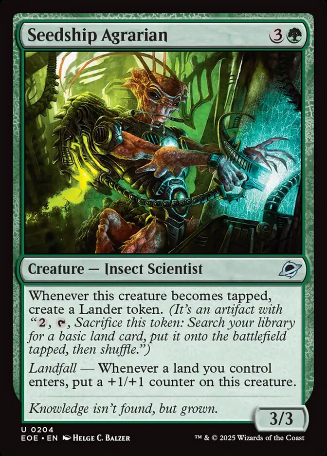 Agrologista da Nave-semeadora / Seedship Agrarian - Magic: The Gathering - MoxLand