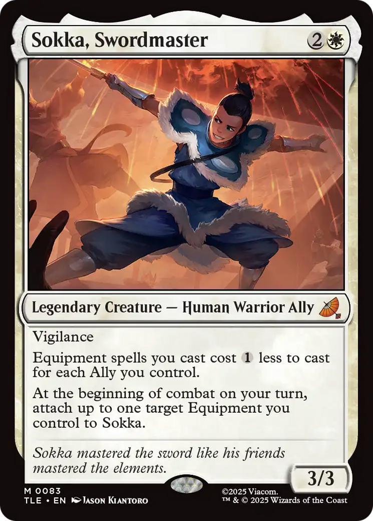 Sokka, Mestre da Espada / Sokka, Swordmaster - Magic: The Gathering - MoxLand
