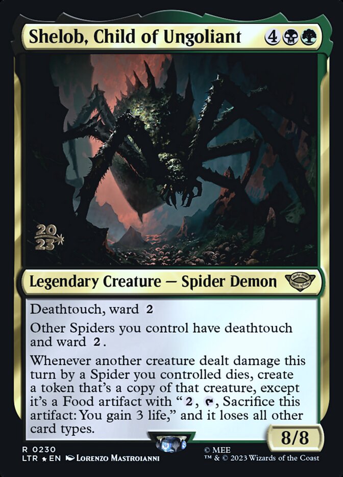 Laracna, Filha de Ungoliant / Shelob, Child of Ungoliant - Magic: The Gathering - MoxLand