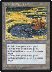 Fontes Sulfurosas / Sulfurous Springs - Magic: The Gathering - MoxLand