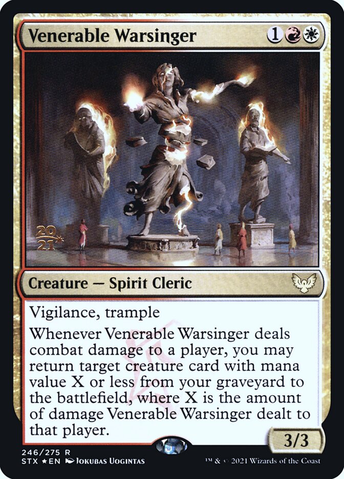 Belicantora Venerável / Venerable Warsinger - Magic: The Gathering - MoxLand