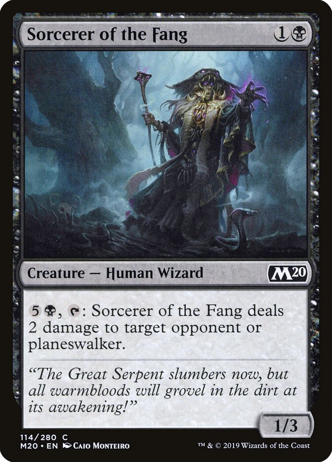 Feiticeiro da Presa / Sorcerer of the Fang - Magic: The Gathering - MoxLand