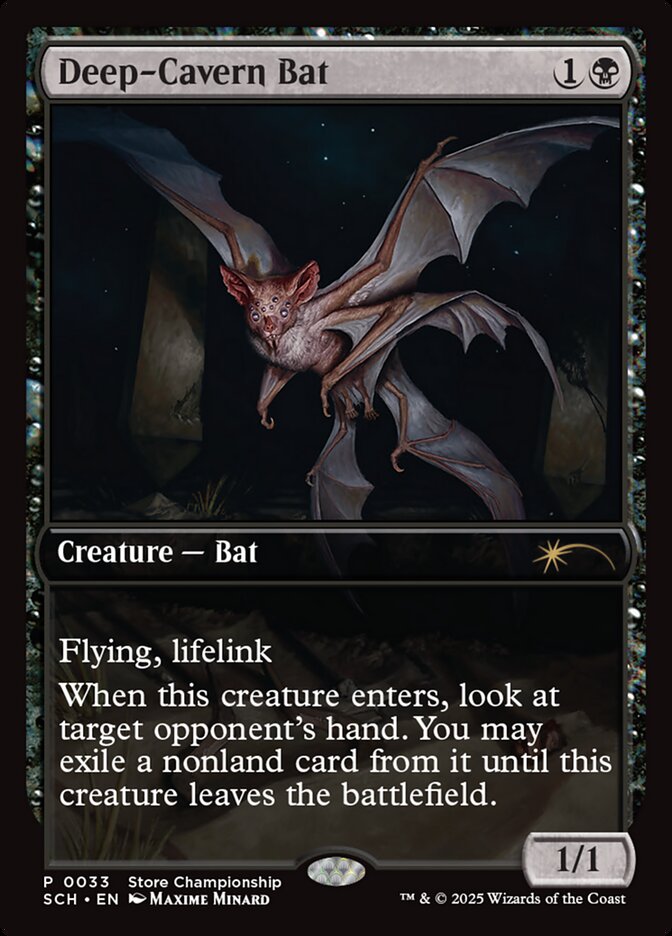 Morcego da Caverna Profunda / Deep-Cavern Bat - Magic: The Gathering - MoxLand