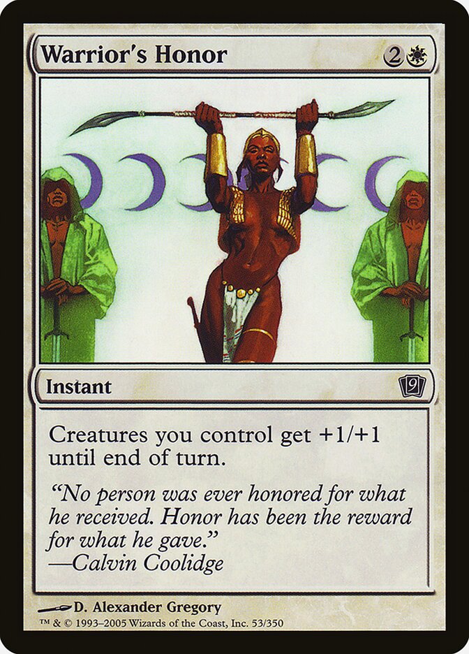 Honra de Guerreiro / Warrior's Honor - Magic: The Gathering - MoxLand