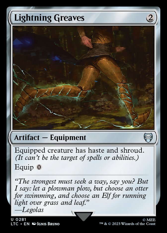 Grevas Faiscantes / Lightning Greaves - Magic: The Gathering - MoxLand