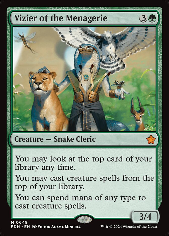 Vizir do Bestiário / Vizier of the Menagerie - Magic: The Gathering - MoxLand