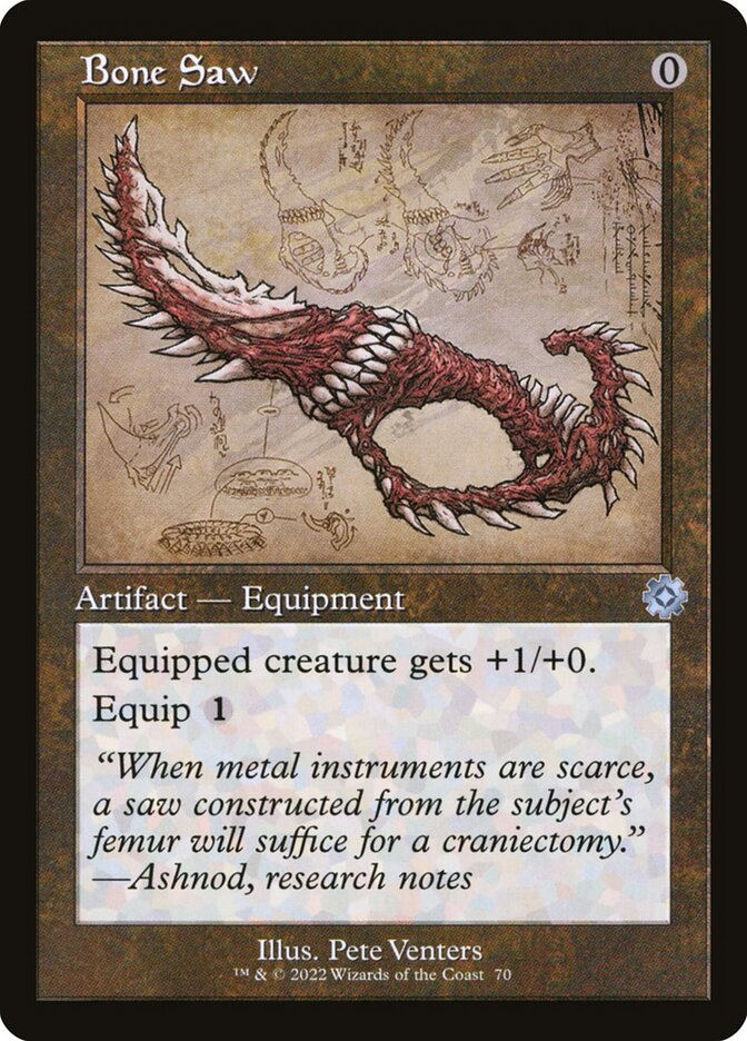 Serra Óssea / Bone Saw - Magic: The Gathering - MoxLand