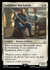 Settlement Blacksmith - Magic: The Gathering - MoxLand