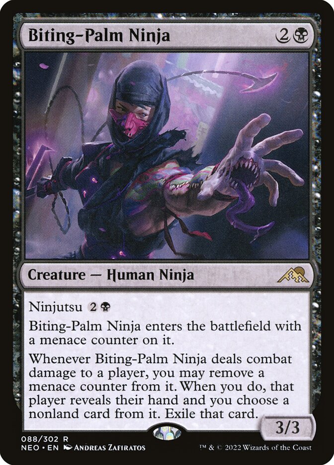Ninja da Palma Mordedora / Biting-Palm Ninja - Magic: The Gathering - MoxLand