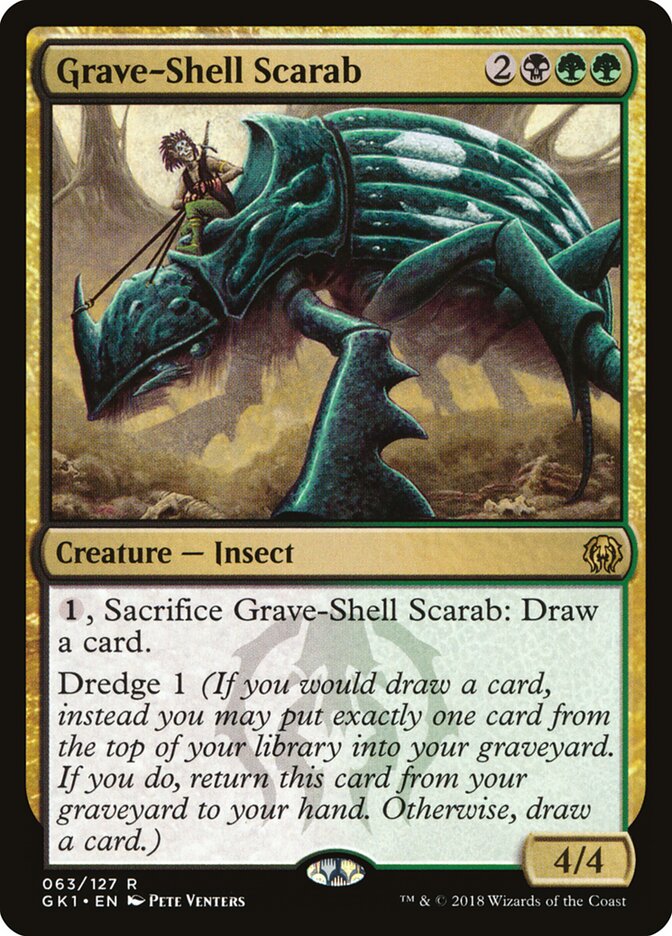 Escaravelho de Sepultura / Grave-Shell Scarab - Magic: The Gathering - MoxLand
