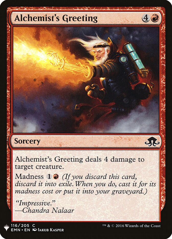 Cumprimento do Alquimista / Alchemist's Greeting - Magic: The Gathering - MoxLand
