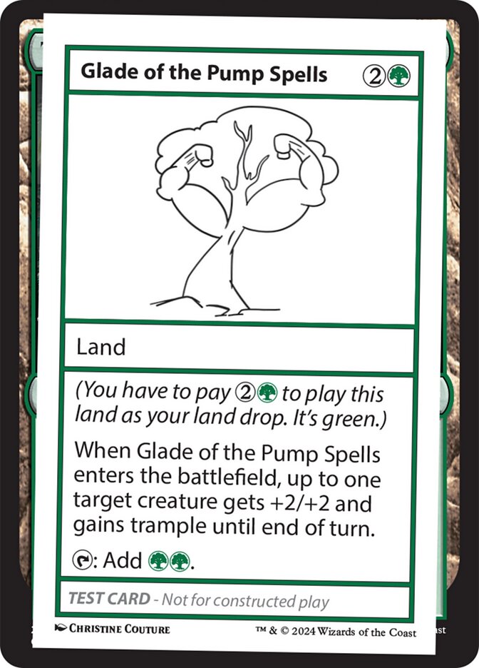 Glade of the Pump Spells - Magic: The Gathering - MoxLand