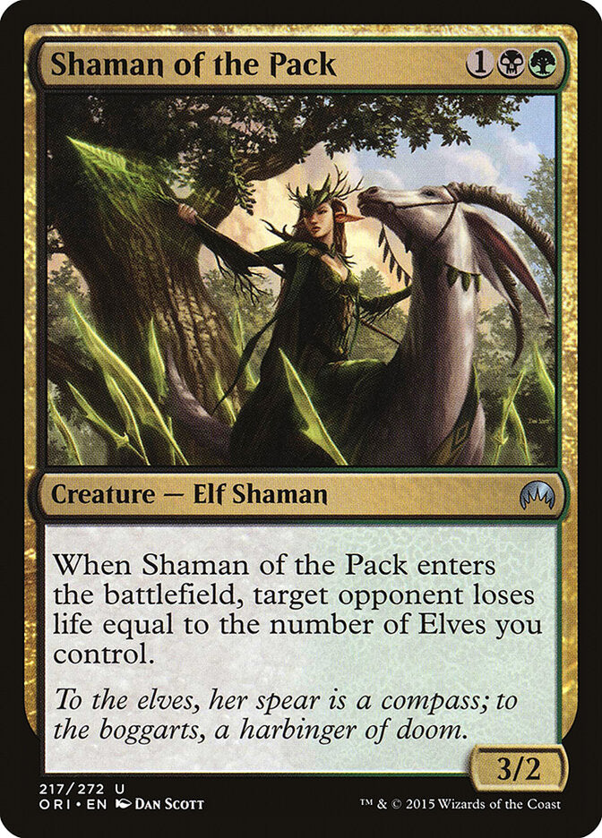 Xamã do Bando / Shaman of the Pack - Magic: The Gathering - MoxLand