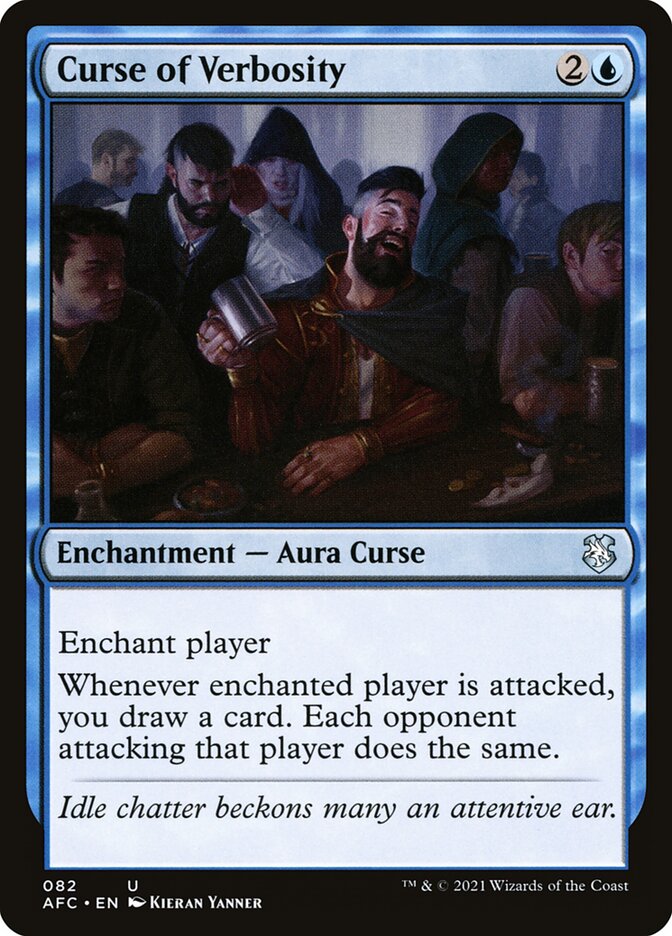 Maldição da Prolixidade / Curse of Verbosity - Magic: The Gathering - MoxLand