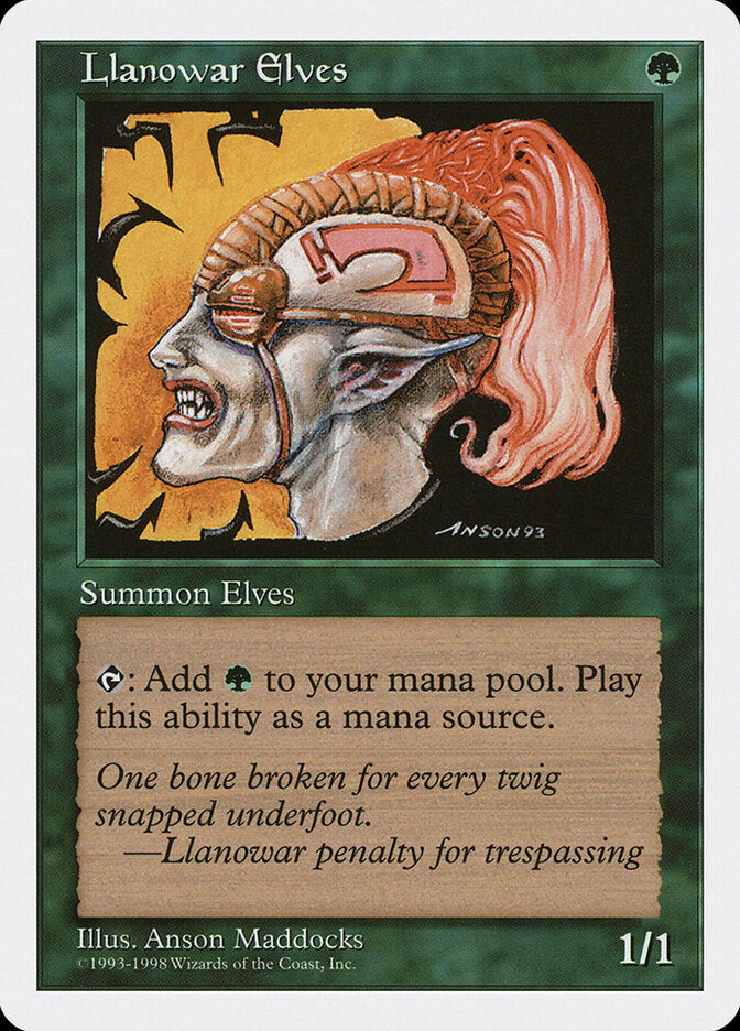 Elfos de Llanowar / Llanowar Elves - Magic: The Gathering - MoxLand