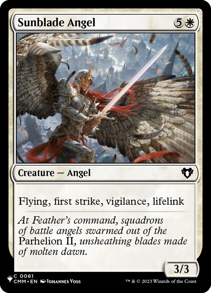 Anjo Espadachim Solar / Sunblade Angel - Magic: The Gathering - MoxLand